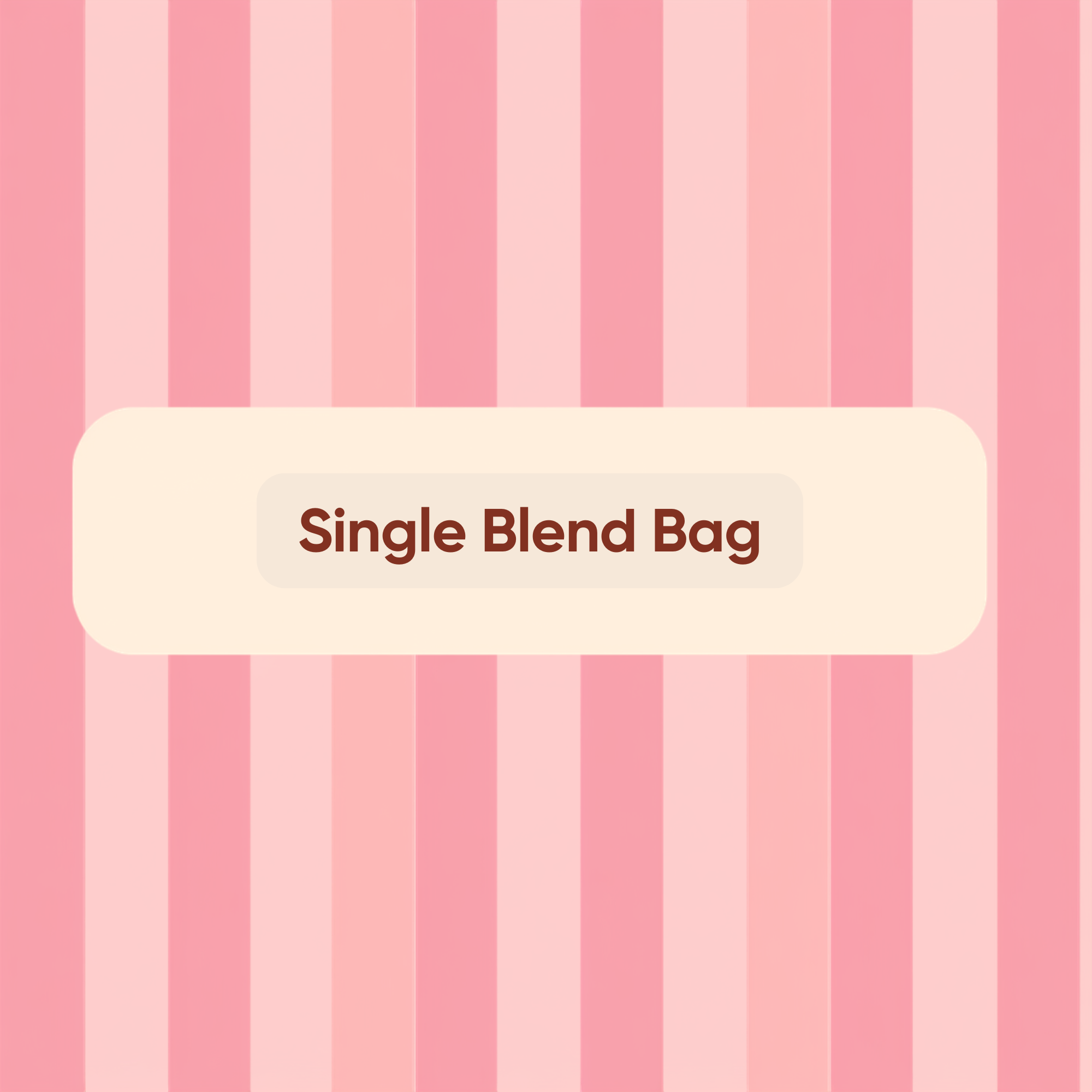 Single blend bag