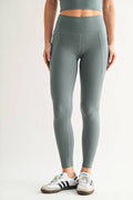 Venice Cloud High-Waisted Leggings